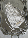 Fillet Crochet Pouch Bag