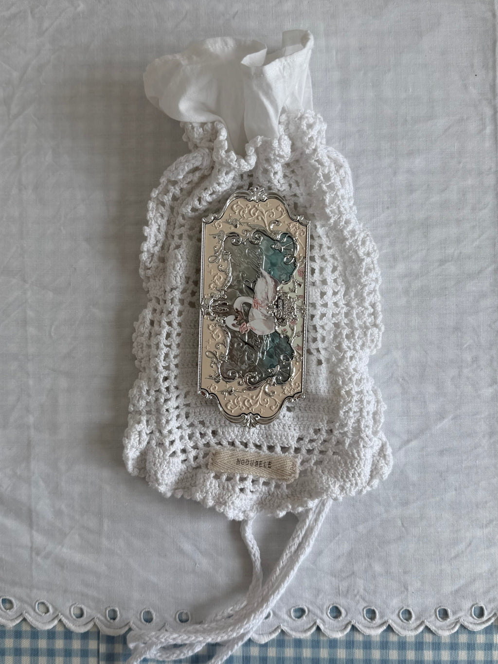 Fillet Crochet Pouch Bag