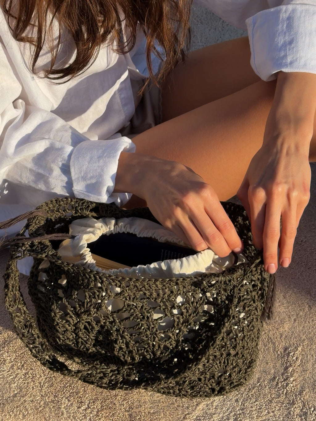 “Pineapple” bag in medium